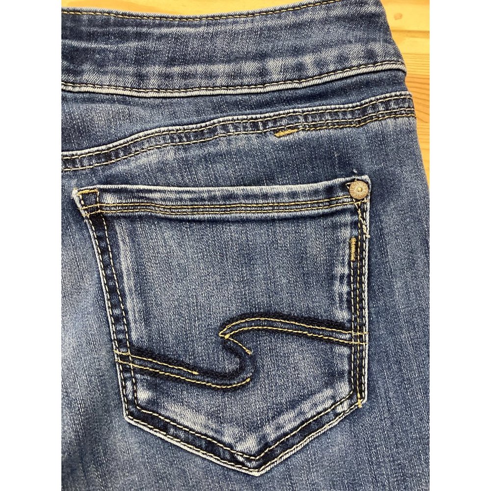 Silver Suki Slim Bootcut Jeans W32/L31 Stretch - Picture 10 of 12